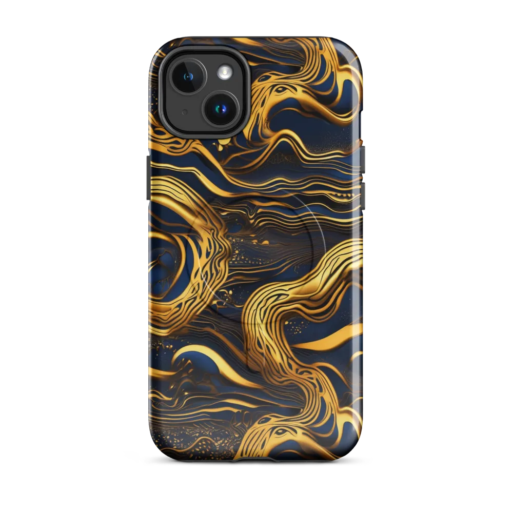 Electrum Waves on MagSafe Tough Case for iPhone® — Front