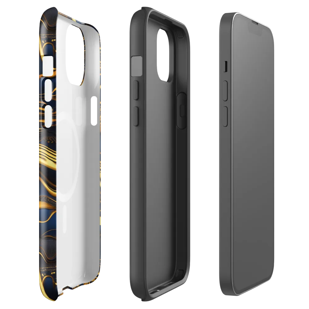 Electrum Waves on MagSafe Tough Case for iPhone® — Front