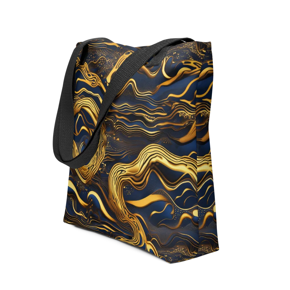 Electrum Waves on Tote Bag — Front