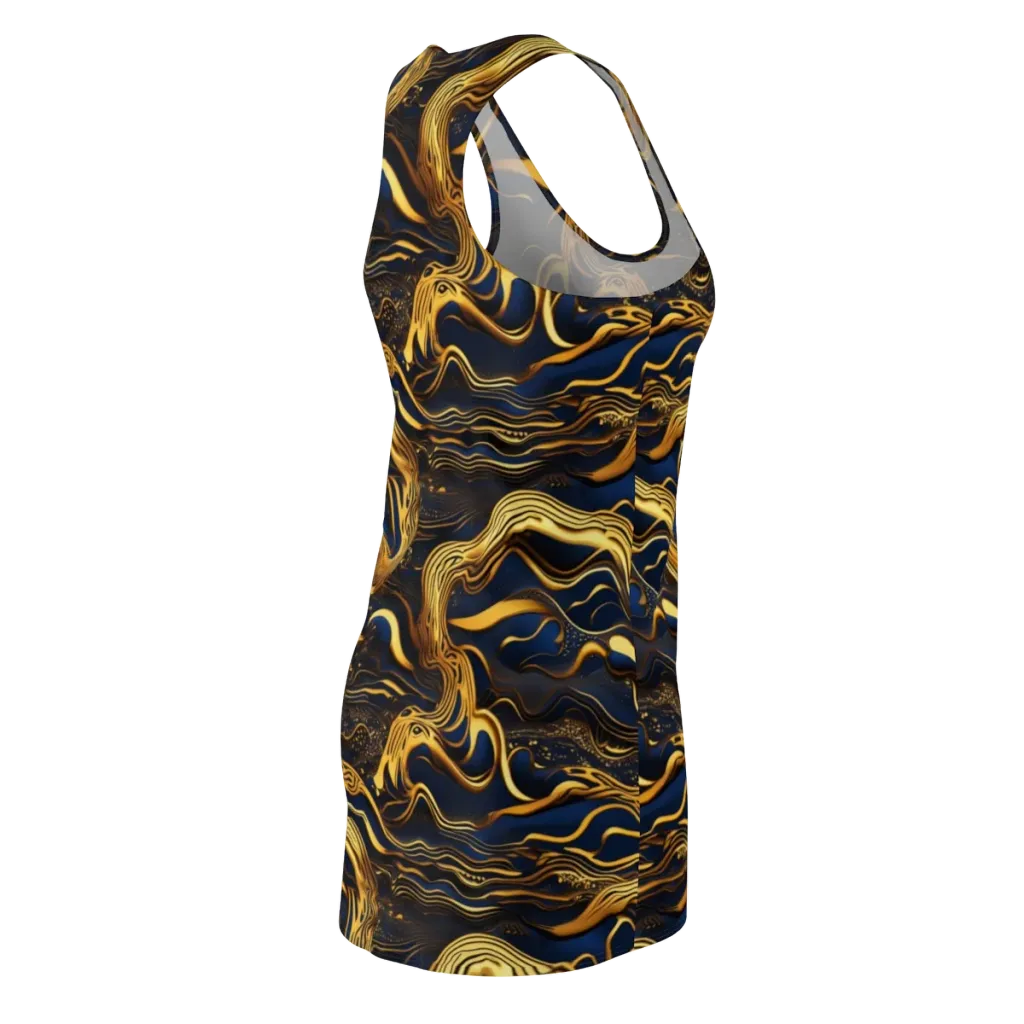Electrum Waves on Racerback Dress — Back Side