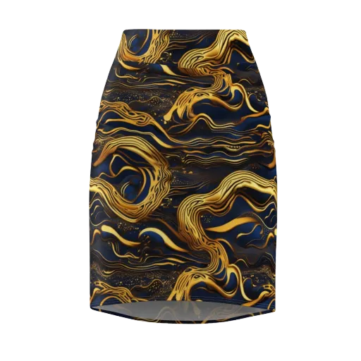 Electrum Waves on a Pencil Skirt