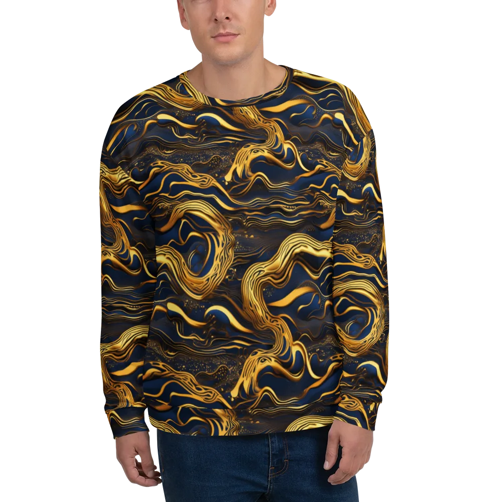 Electrum Waves on Sweatshirt — Front