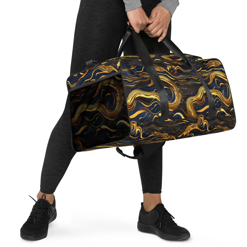 Electrum Waves on Duffle Bag — Right Front