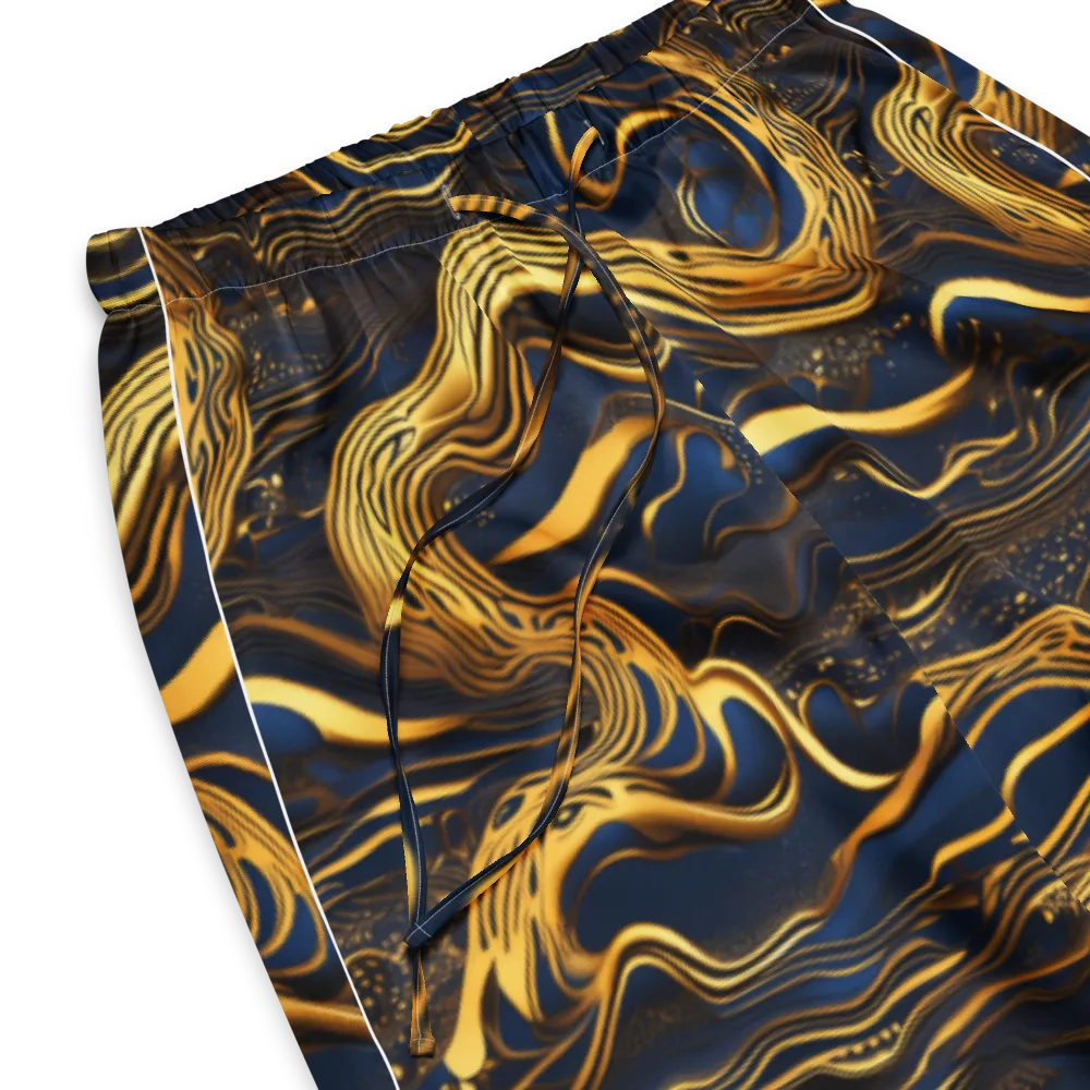 Electrum Waves on Women's Pajama Pants — Product details