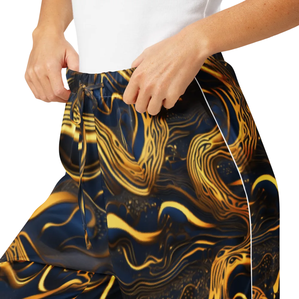 Electrum Waves on Women's Pajama Pants — Product details