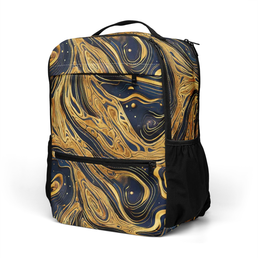Nocturne Vein on Utility Backpack — Left Front
