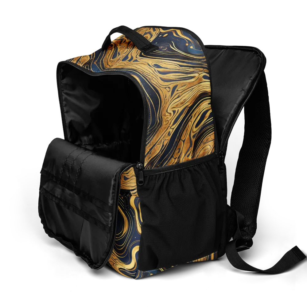 Nocturne Vein on Utility Backpack — Product details 2