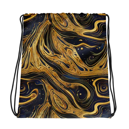 Nocturne Vein on a Drawstring Bag