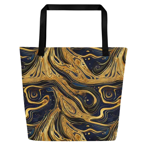 Nocturne Vein on a Large Tote Bag W/ Pocket