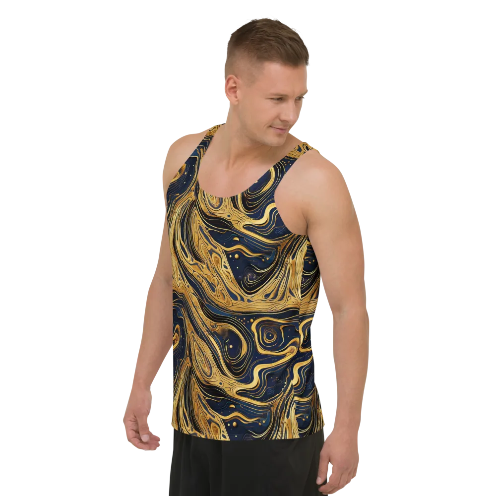 Nocturne Vein on Men's Tank Top — Left Front
