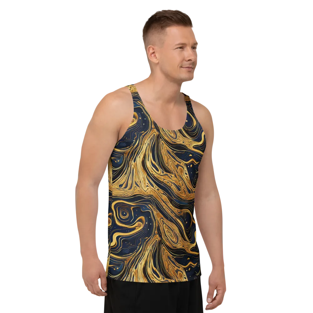 Nocturne Vein on Men's Tank Top — Right Front