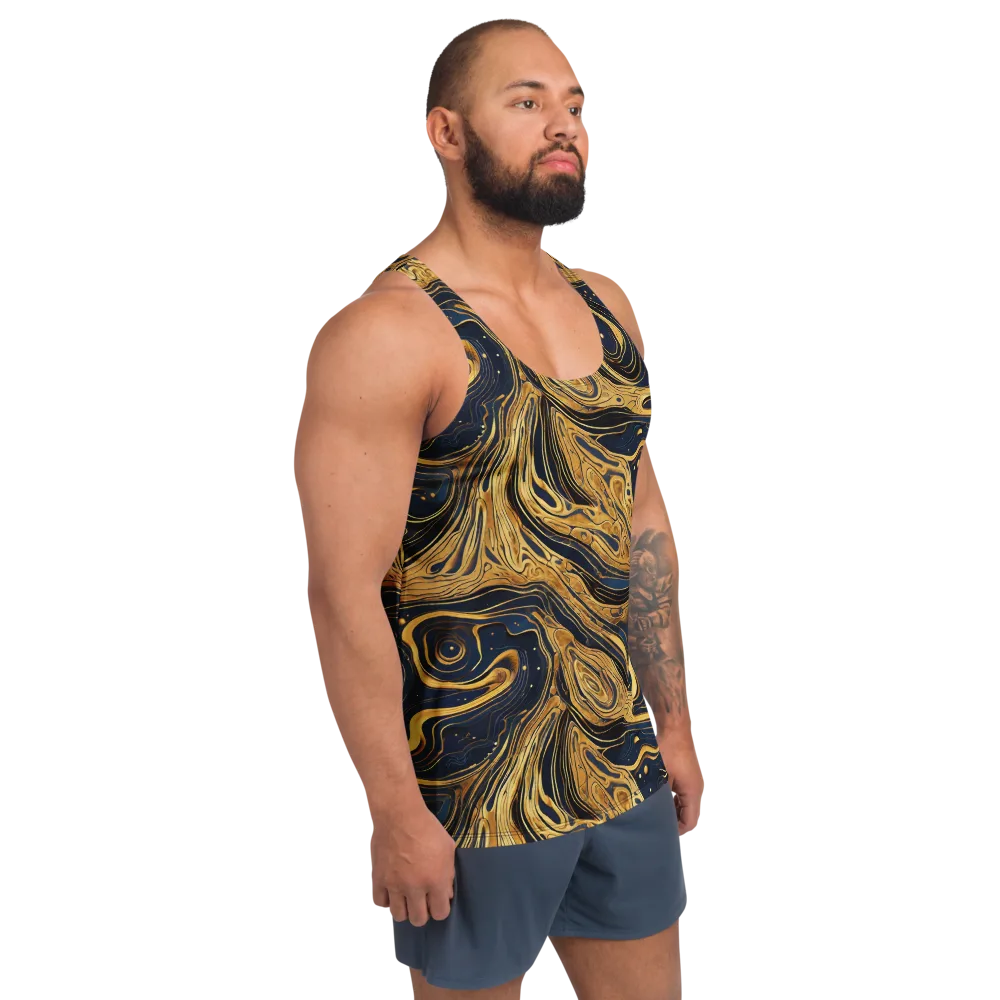 Nocturne Vein on Men's Tank Top — Right Front