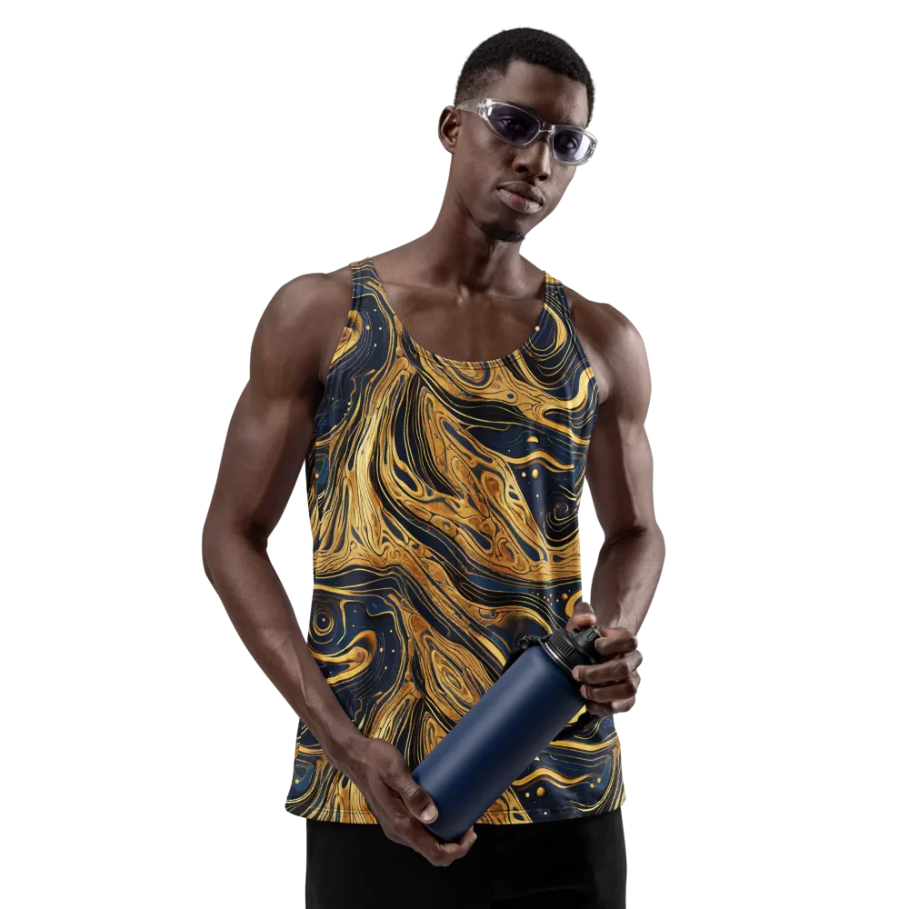 Nocturne Vein on Men's Tank Top — Front