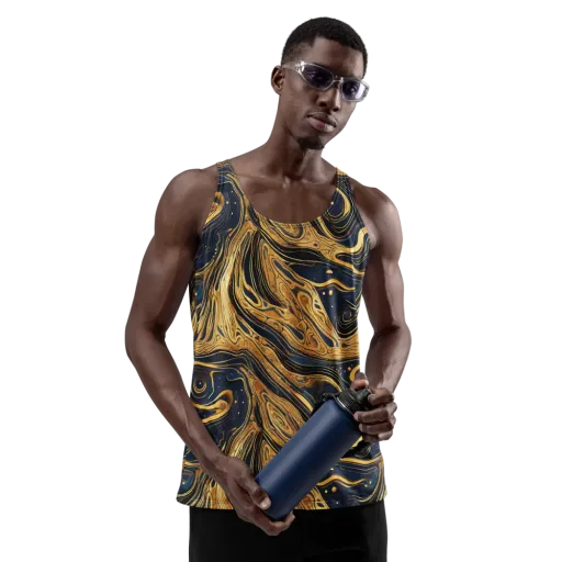 Nocturne Vein on a Men's Tank Top