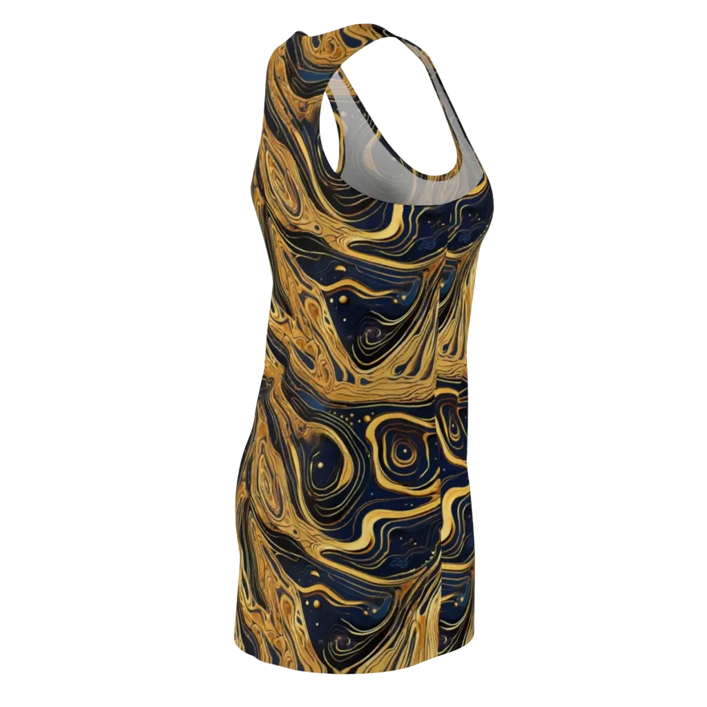 Nocturne Vein on Racerback Dress — Back Side
