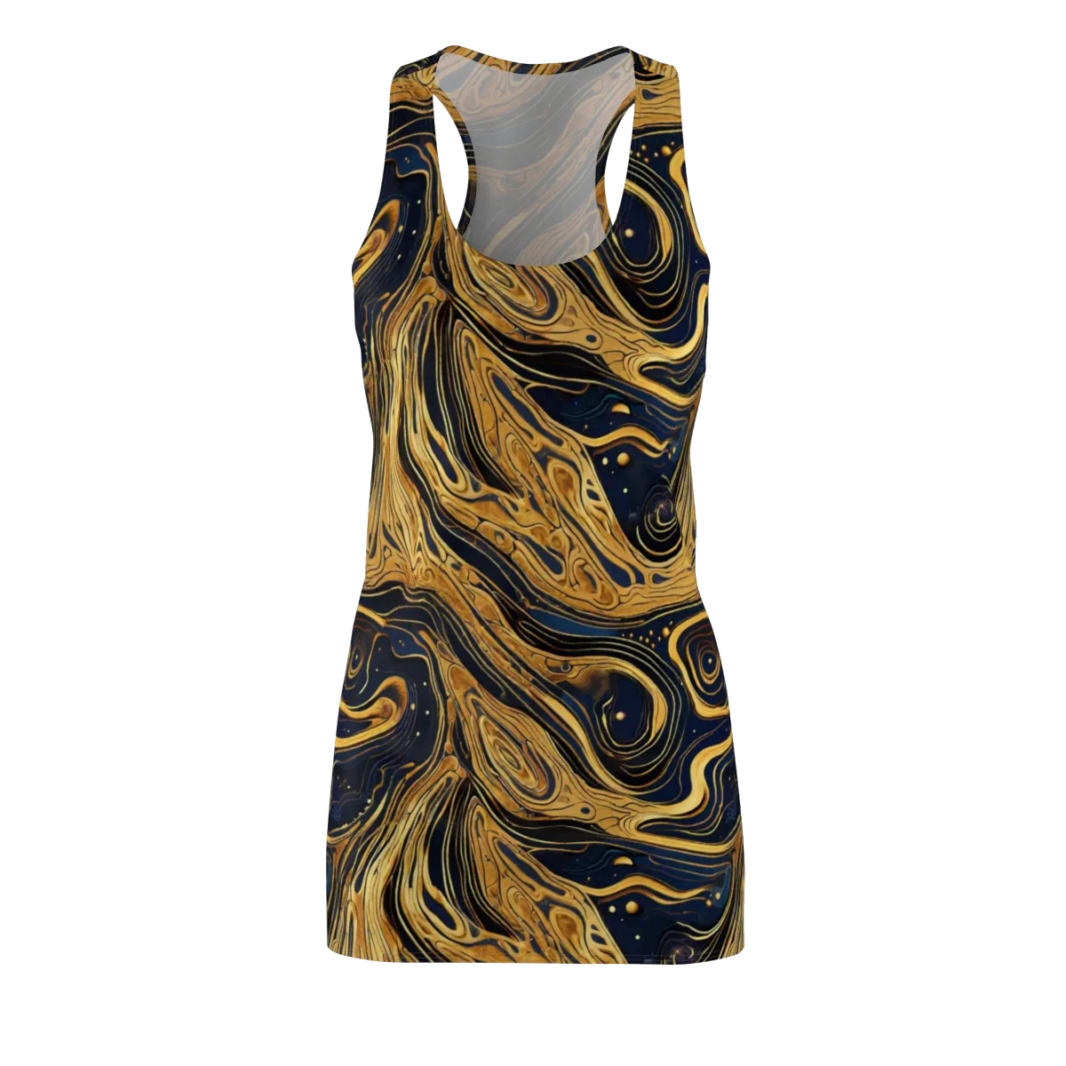 Nocturne Vein on Racerback Dress — Front