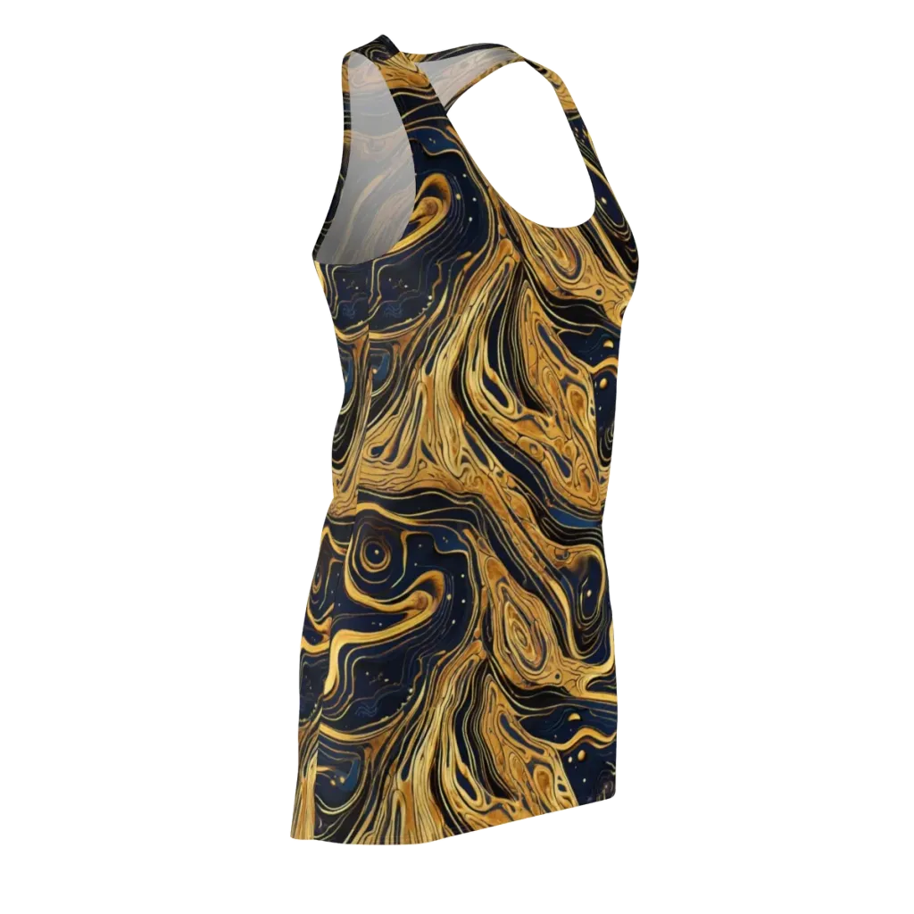 Nocturne Vein on Racerback Dress — Front Side