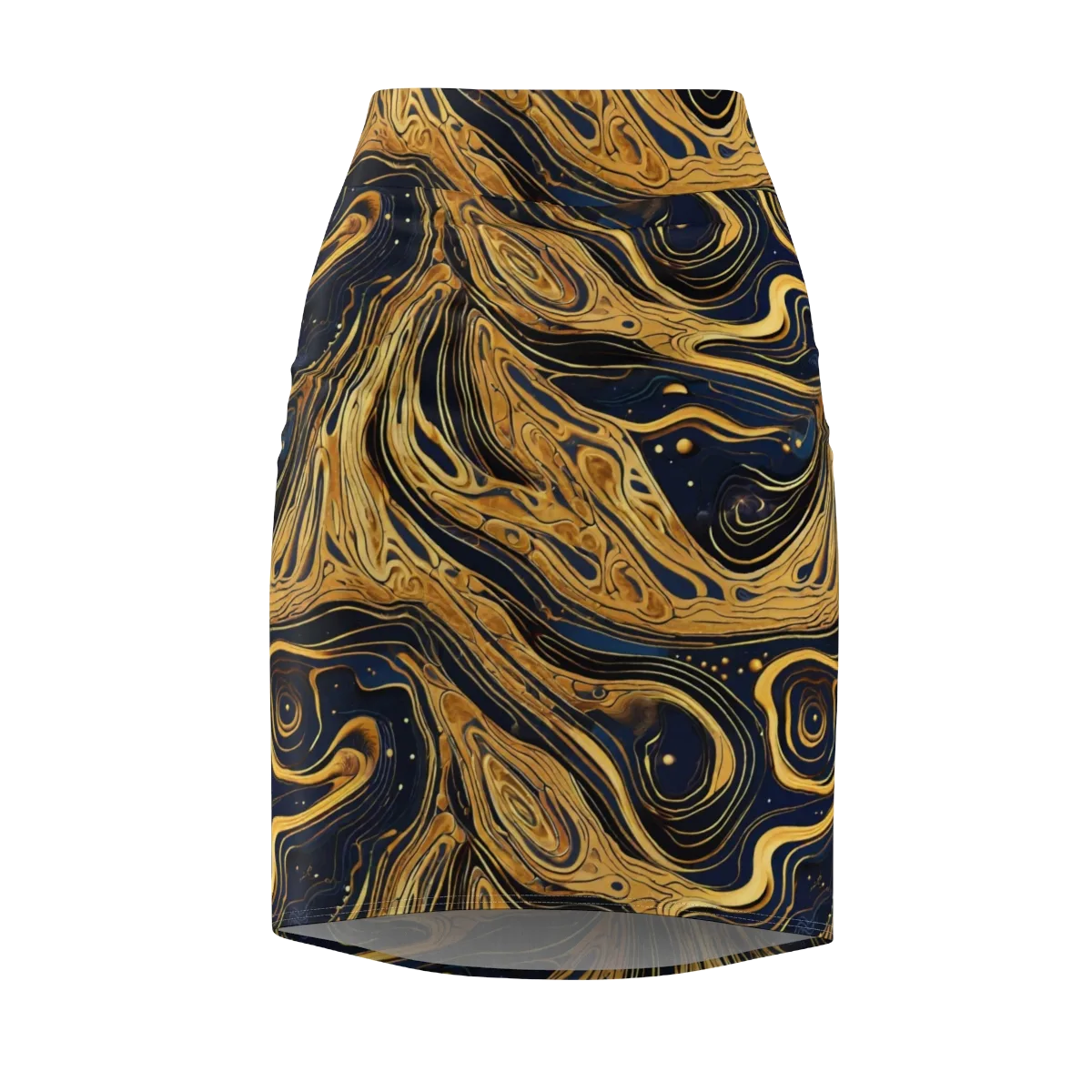 Nocturne Vein on Pencil Skirt — Front
