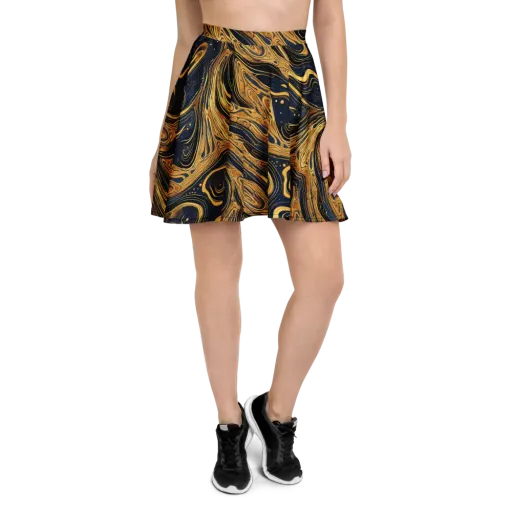 Nocturne Vein on a Skater Skirt
