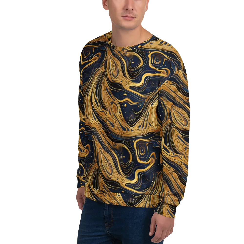 Nocturne Vein on Sweatshirt — Left Front