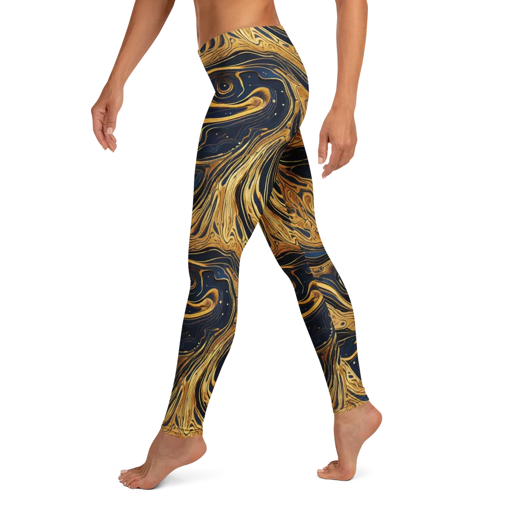 Nocturne Vein on Leggings — Left
