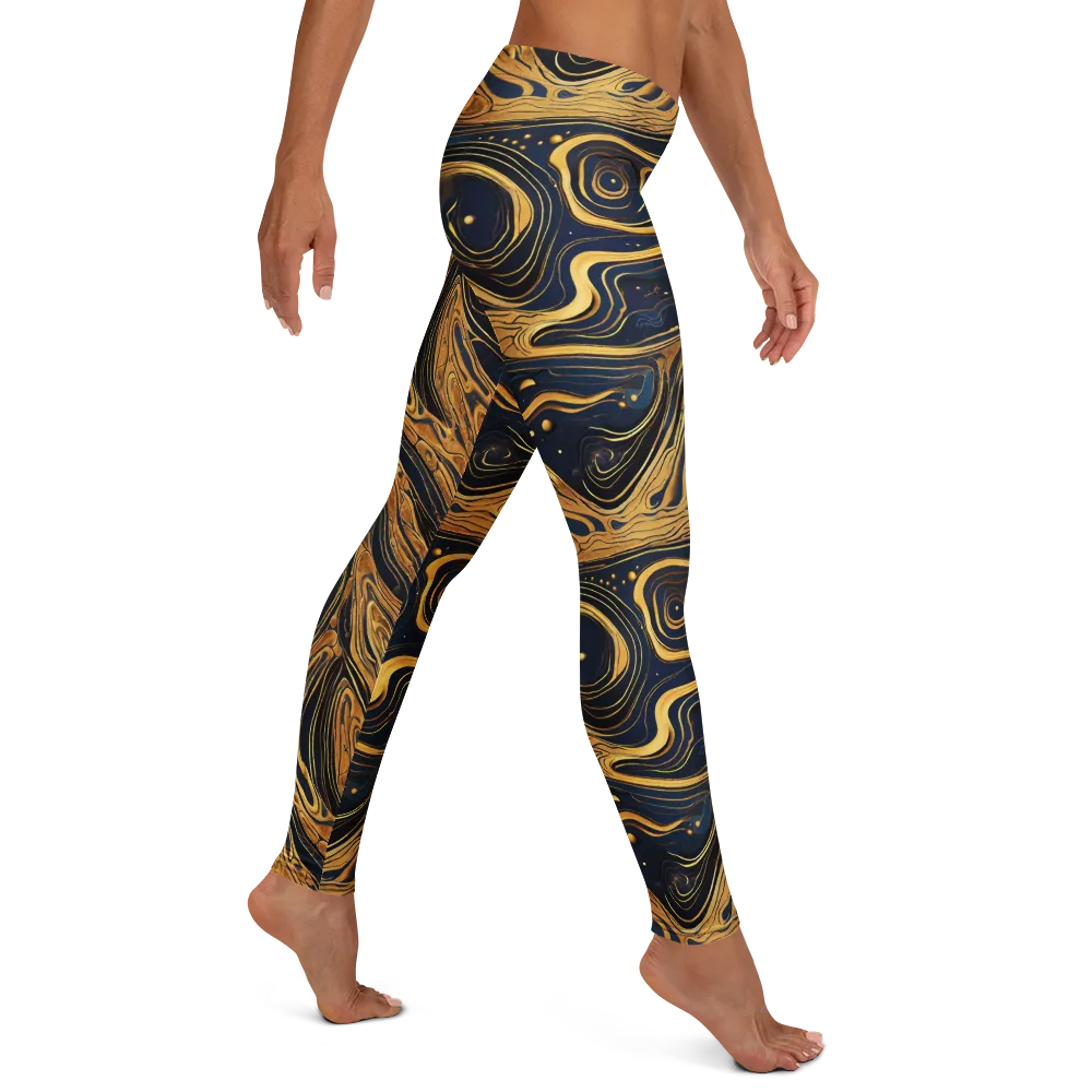 Nocturne Vein on Leggings — Right