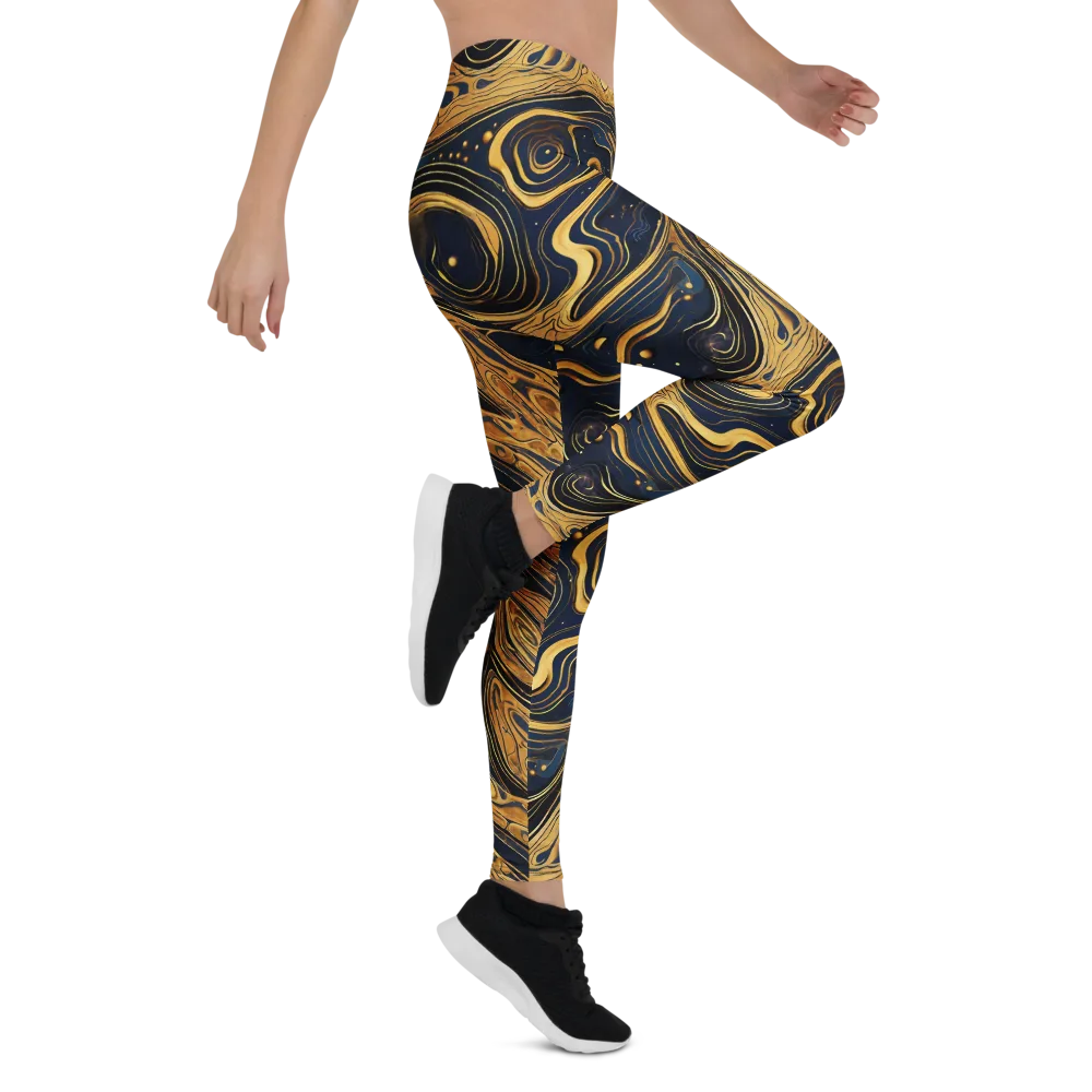 Nocturne Vein on Leggings — Right