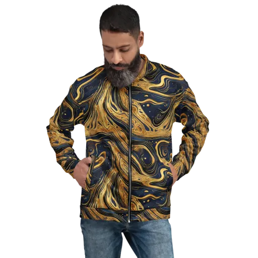 Nocturne Vein on a Bomber Jacket