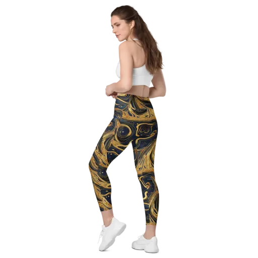 Nocturne Vein on a Leggings with Pockets