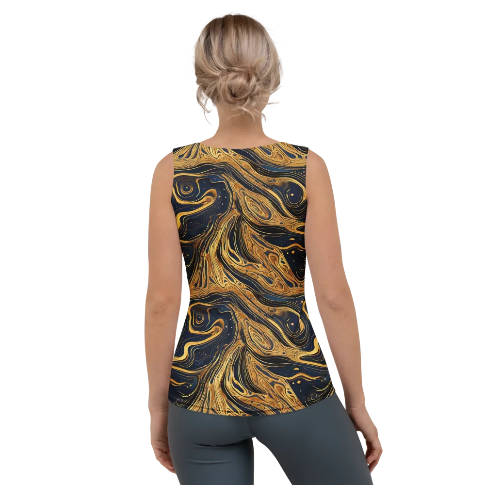 Nocturne Vein on Women's Tank Top — Back