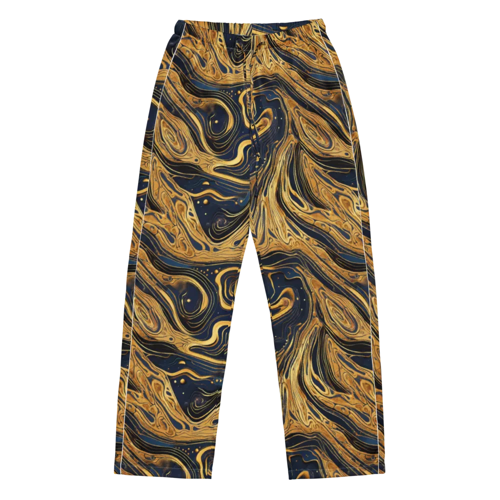 Nocturne Vein on Women's Pajama Pants — Front