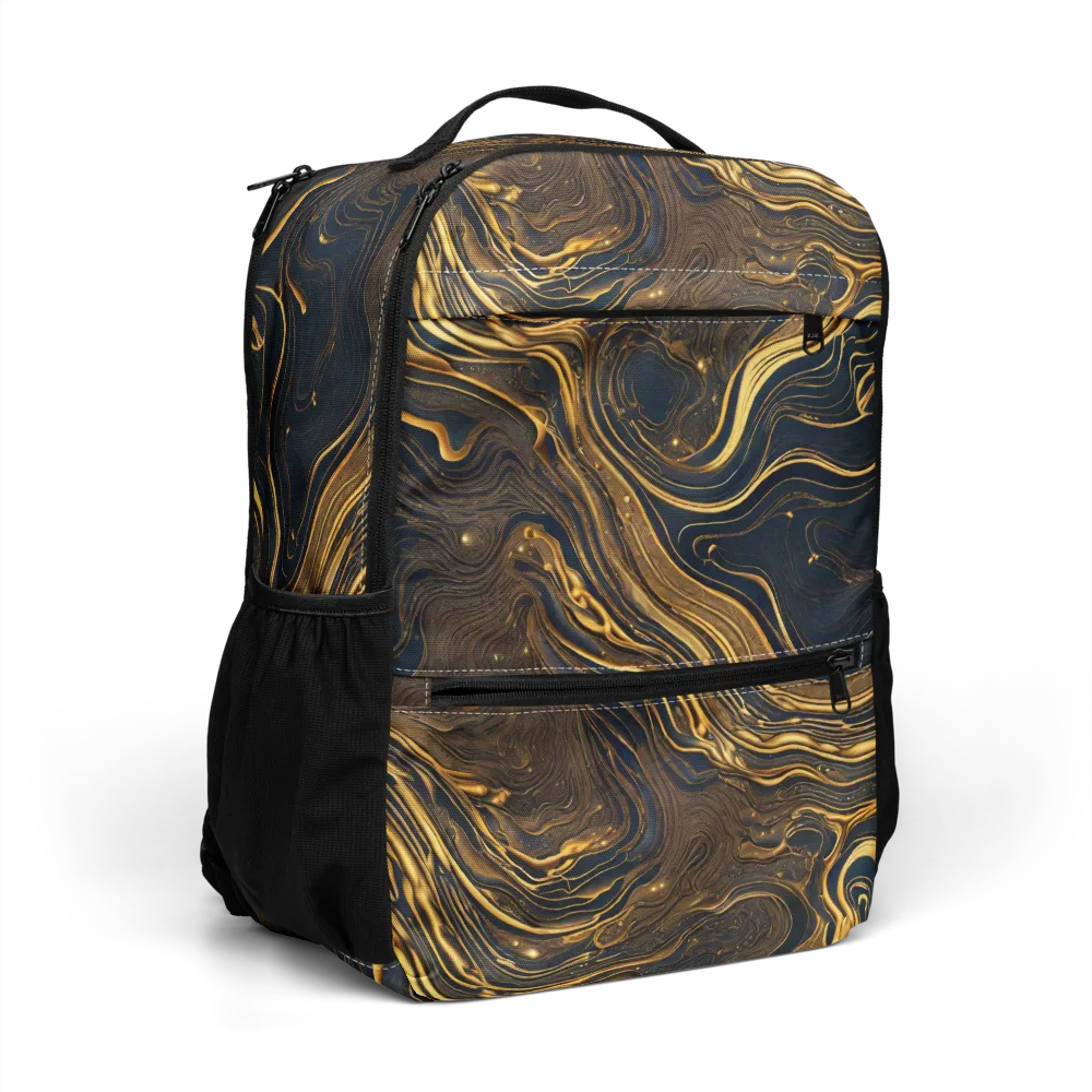 Auric Undertow on Utility Backpack — Right Front