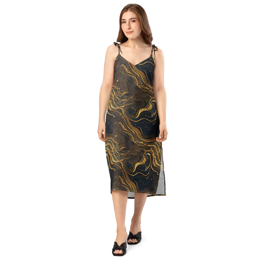 Auric Undertow on Slip Dress — Front