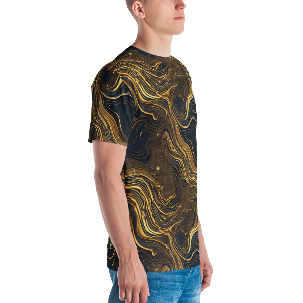 Auric Undertow on Men's Crew Neck T-Shirt — Right