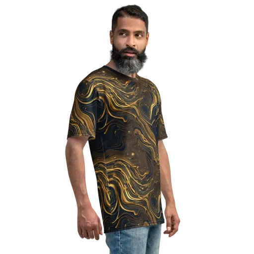 Auric Undertow on a Men's Crew Neck T-Shirt