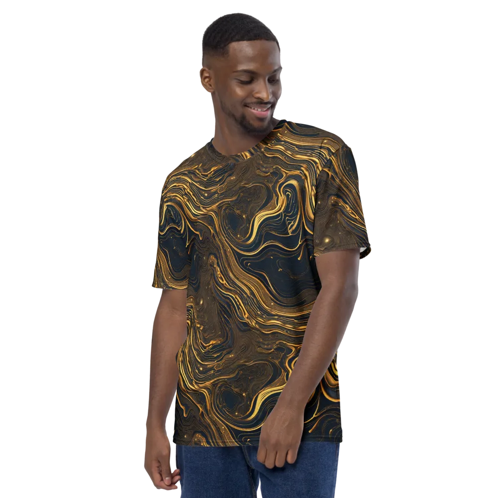 Auric Undertow on Men's Crew Neck T-Shirt — Left
