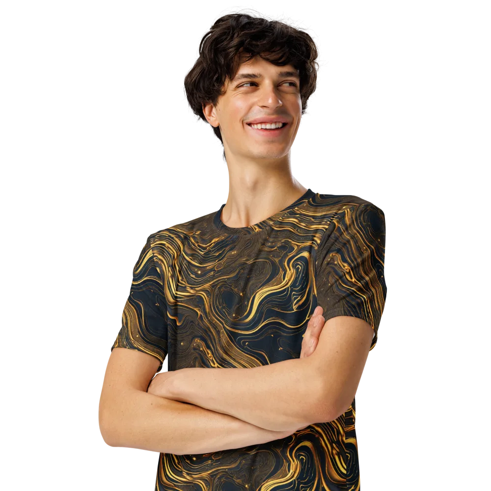 Auric Undertow on Men's Crew Neck T-Shirt — Left Front
