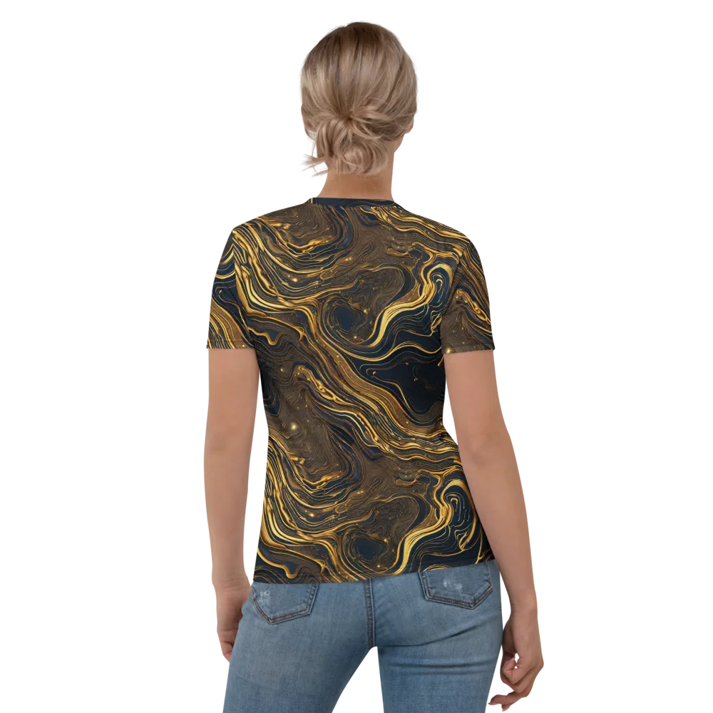 Auric Undertow on Women's Crew Neck T-Shirt — Back
