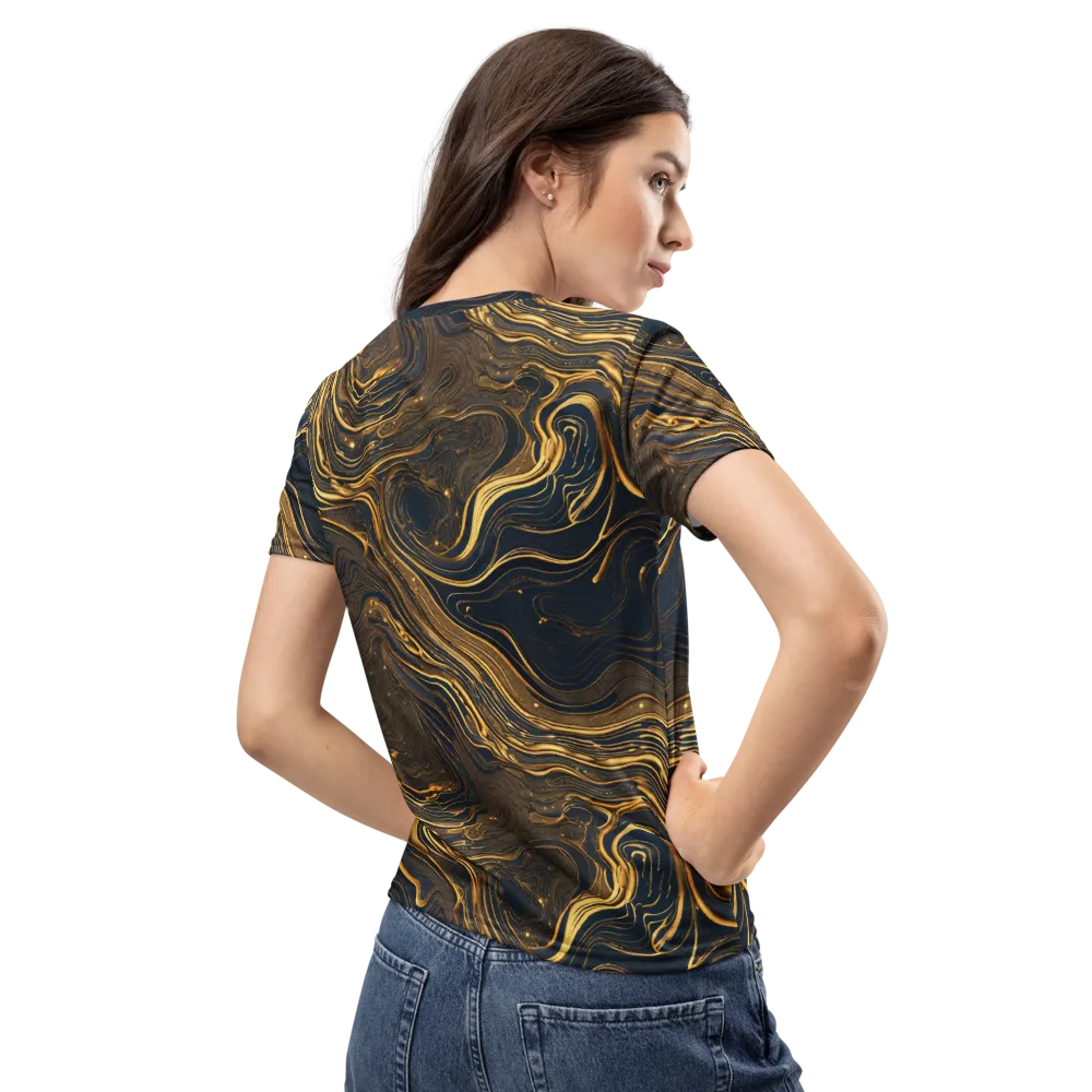 Auric Undertow on Women's Crew Neck T-Shirt — Back