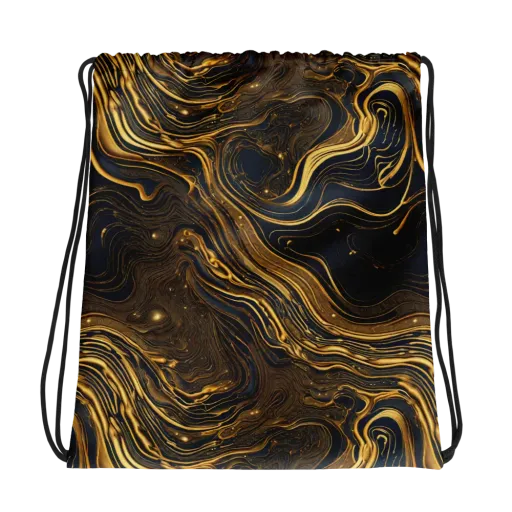 Auric Undertow on a Drawstring Bag