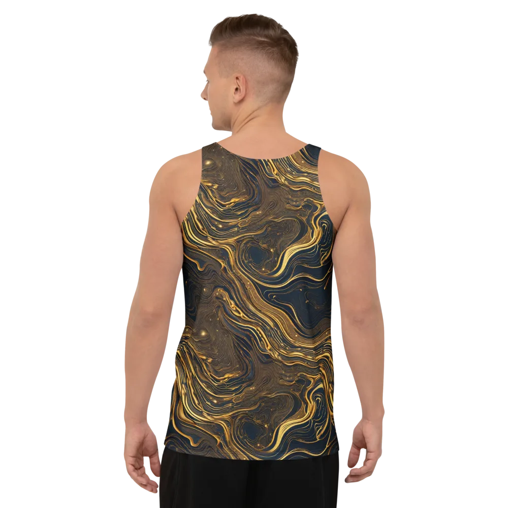 Auric Undertow on Men's Tank Top — Back