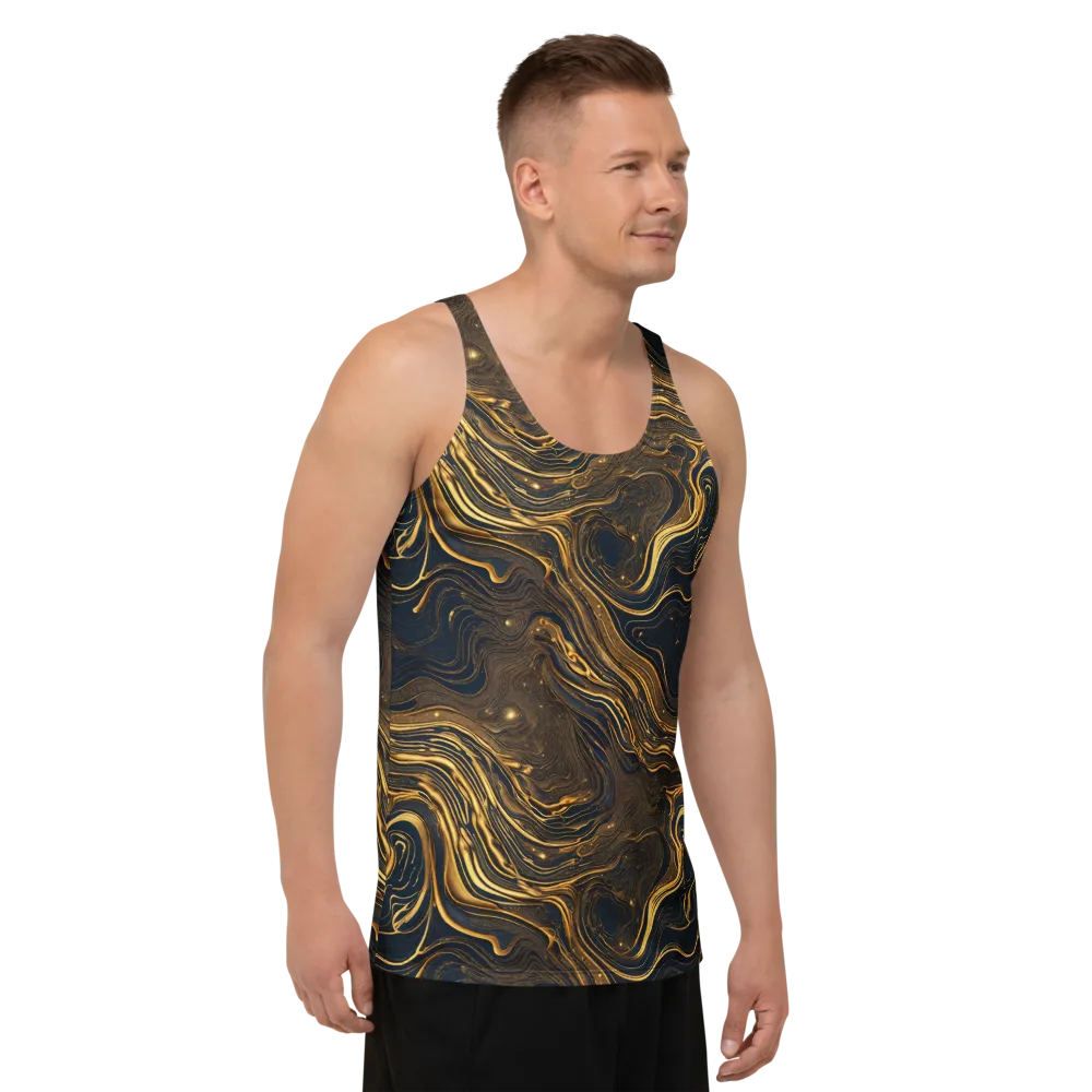 Auric Undertow on Men's Tank Top — Right Front