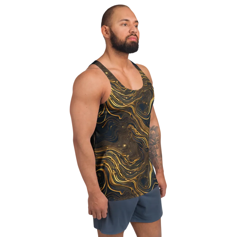 Auric Undertow on Men's Tank Top — Right Front