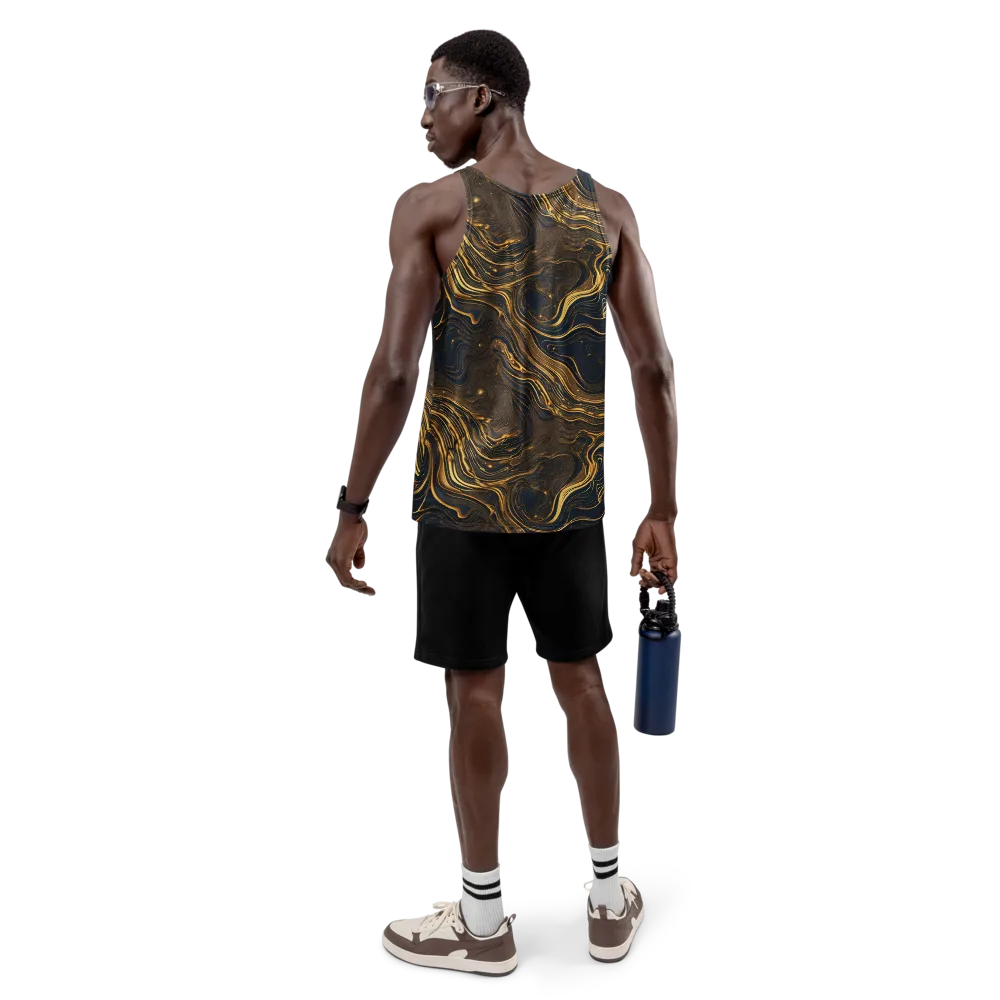 Auric Undertow on Men's Tank Top — Back