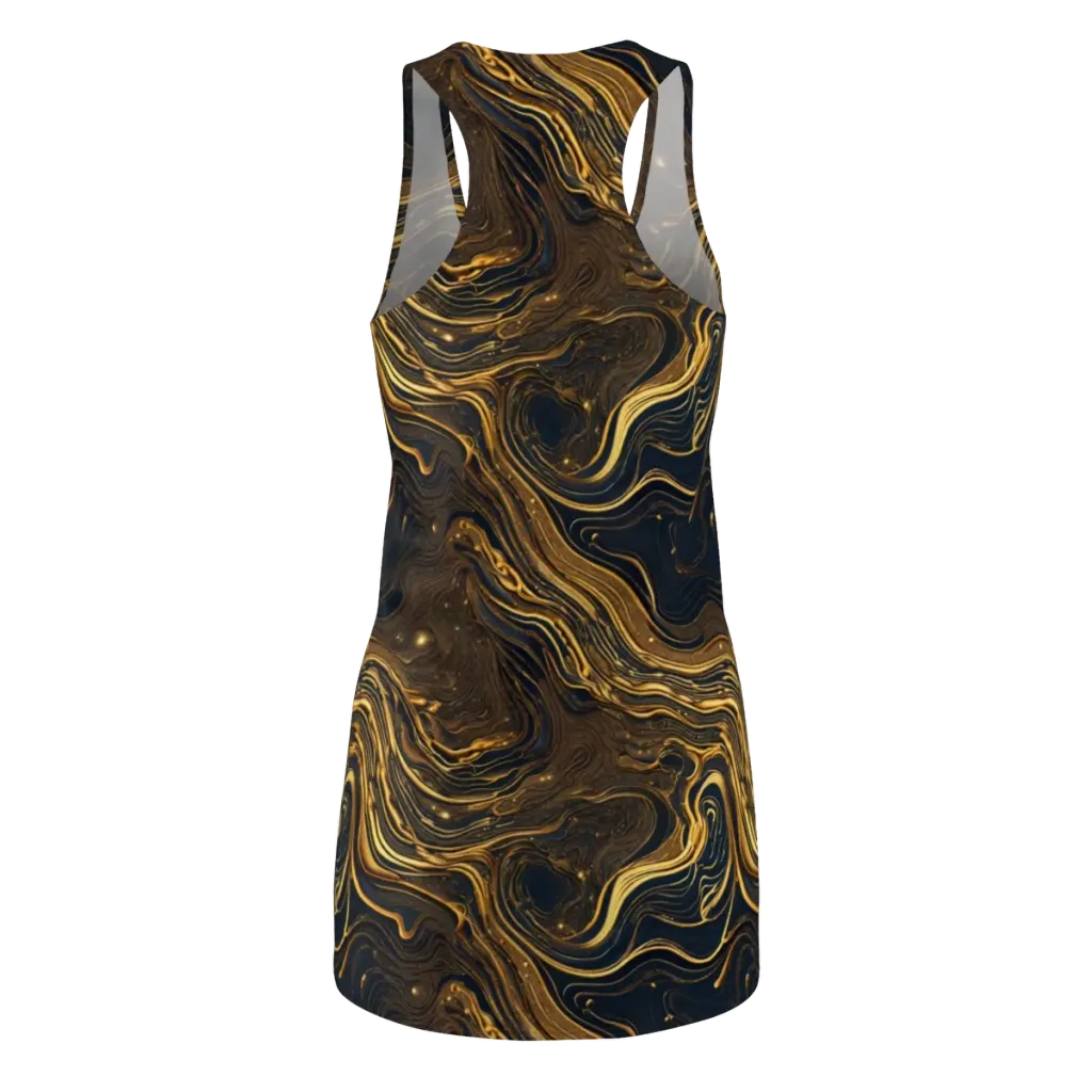 Auric Undertow on Racerback Dress — Back