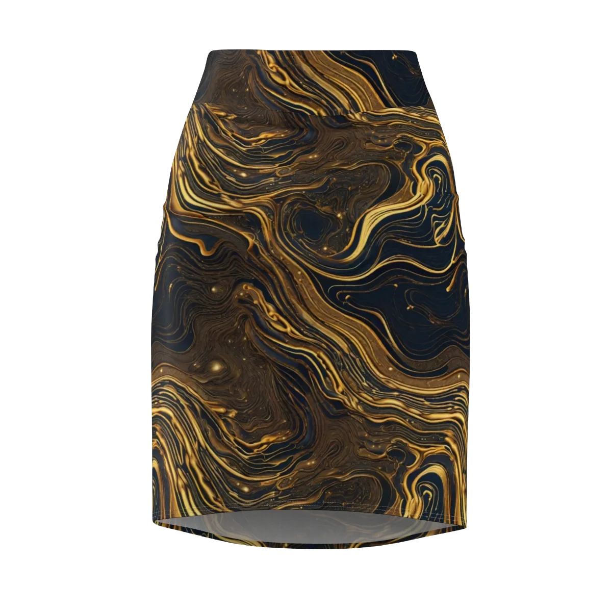 Auric Undertow on Pencil Skirt — Front