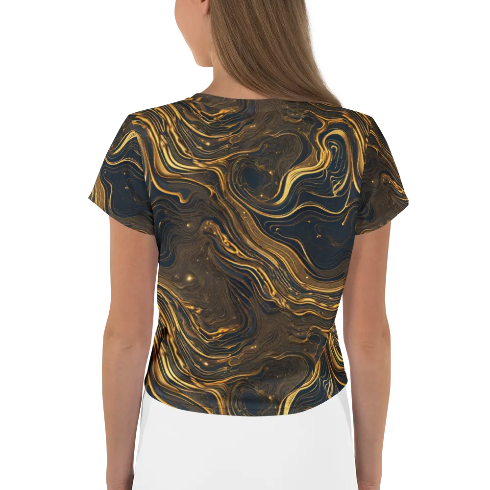 Auric Undertow on Crop Tee — Back