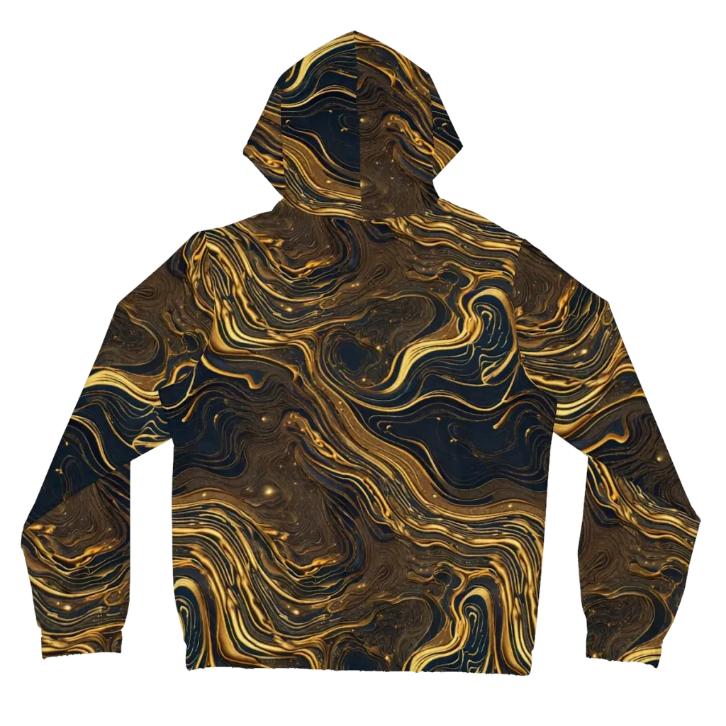 Auric Undertow on Women's Full-Zip Hoodie — Back