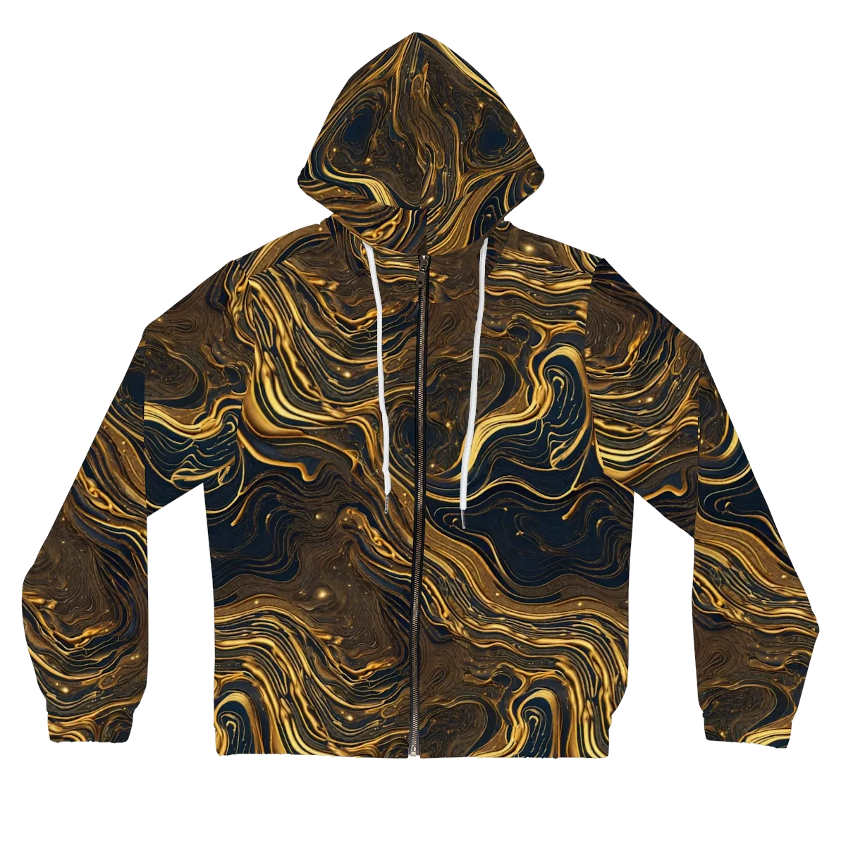 Auric Undertow on Women's Full-Zip Hoodie — Front