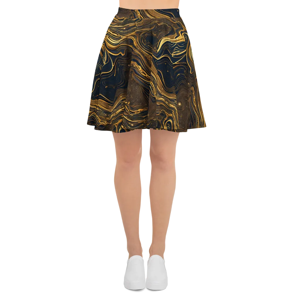 Auric Undertow on Skater Skirt — Front